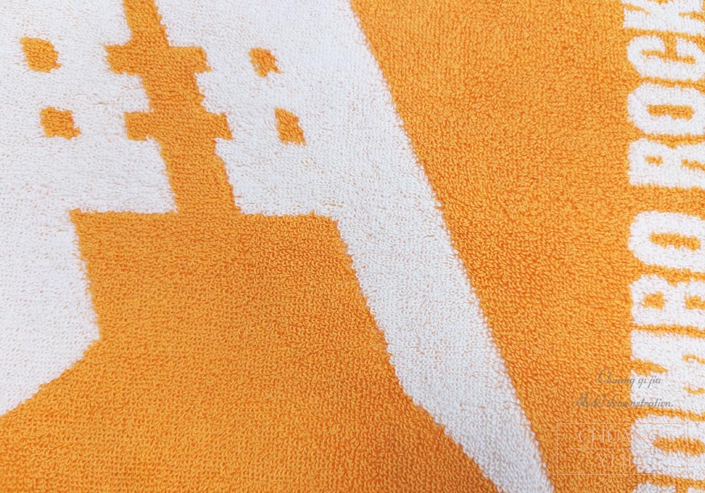 創e家團體服-運動毛巾訂製-織橘白